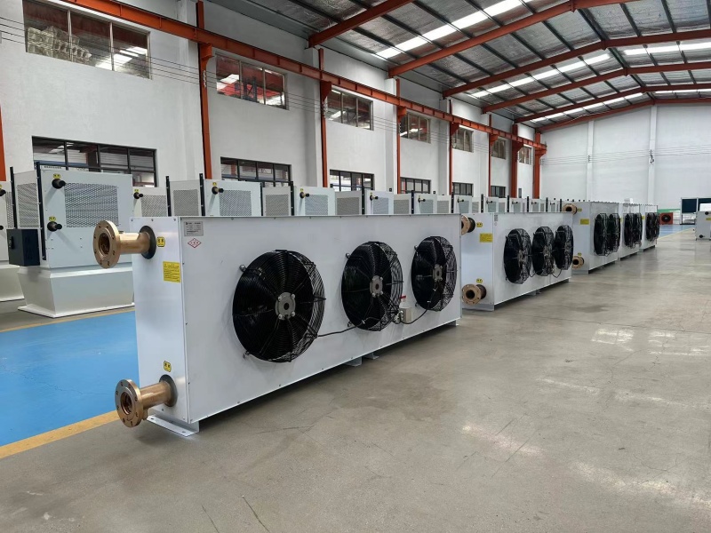 組合式熱水型工業(yè)暖風(fēng)機